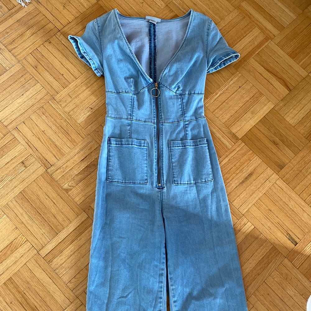 Finders Keepers the label Claudia denim jumpsuit